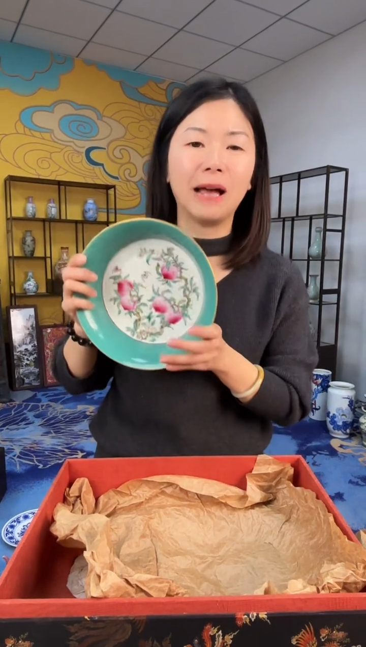 摆件瓷景德镇瓷器赏盘