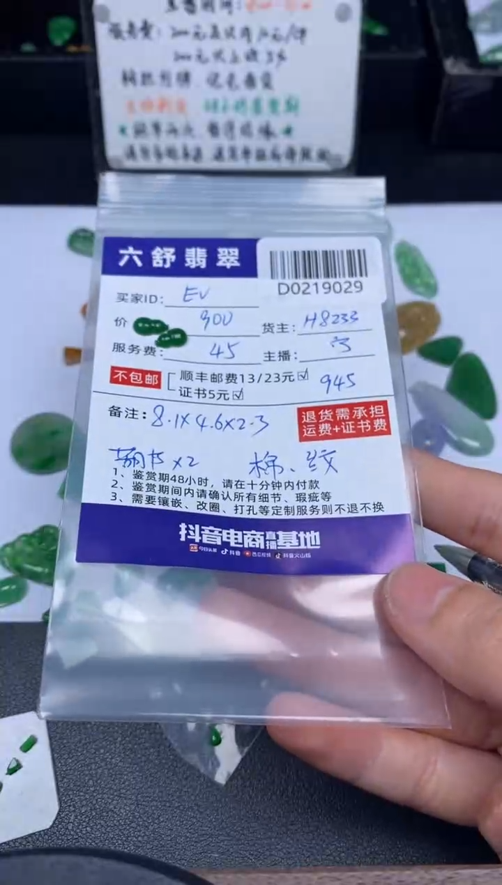 【闪购商品】翡翠吊坠(不含链)未镶嵌D0219029