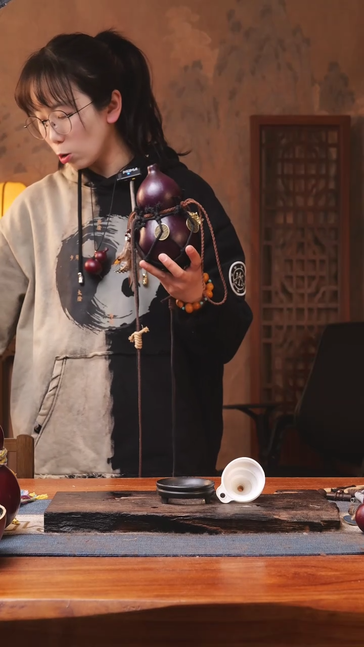 【闪购商品】33号精品大漆葫芦防腐防渗装水茶酒