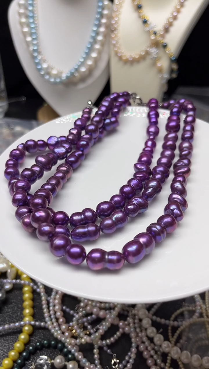 淡水珍珠未镶嵌颈饰多人