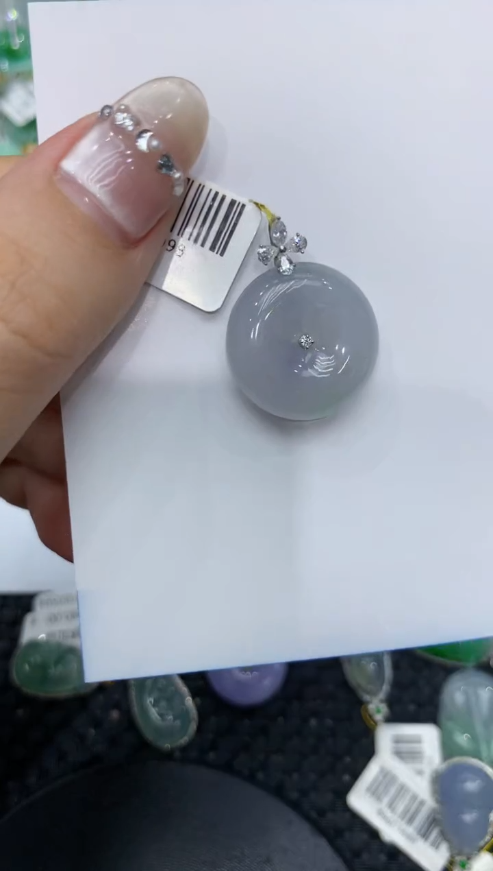 【闪购商品】翡翠颈饰18K金镶嵌222222222