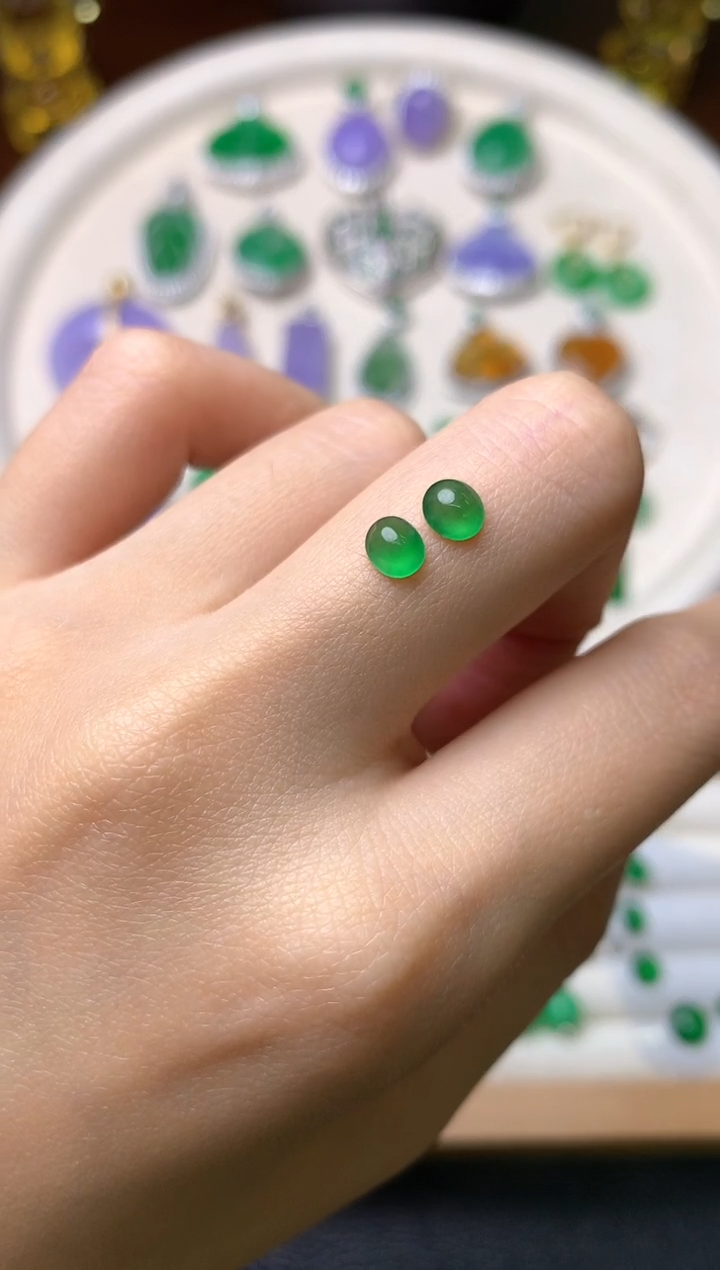 【闪购商品】定制翡翠未镶嵌裸石（镶嵌定制）