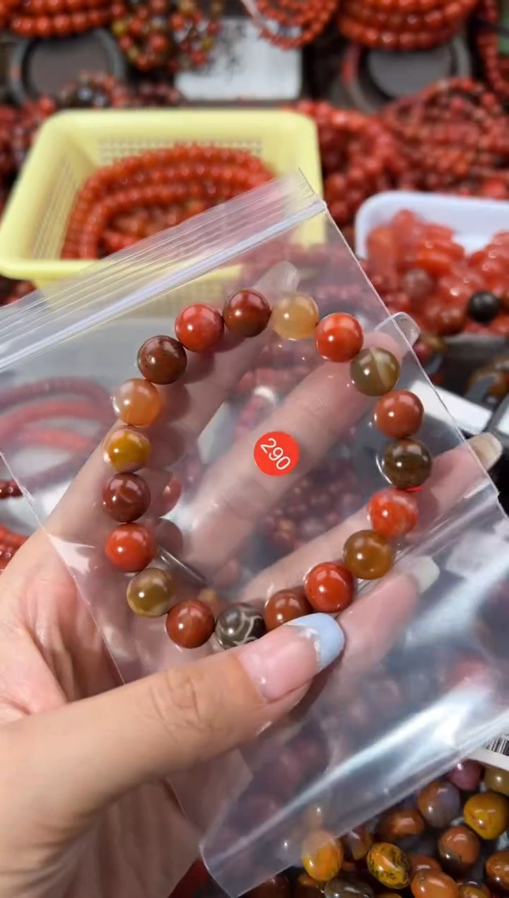 未镶嵌手串南红玛瑙10+