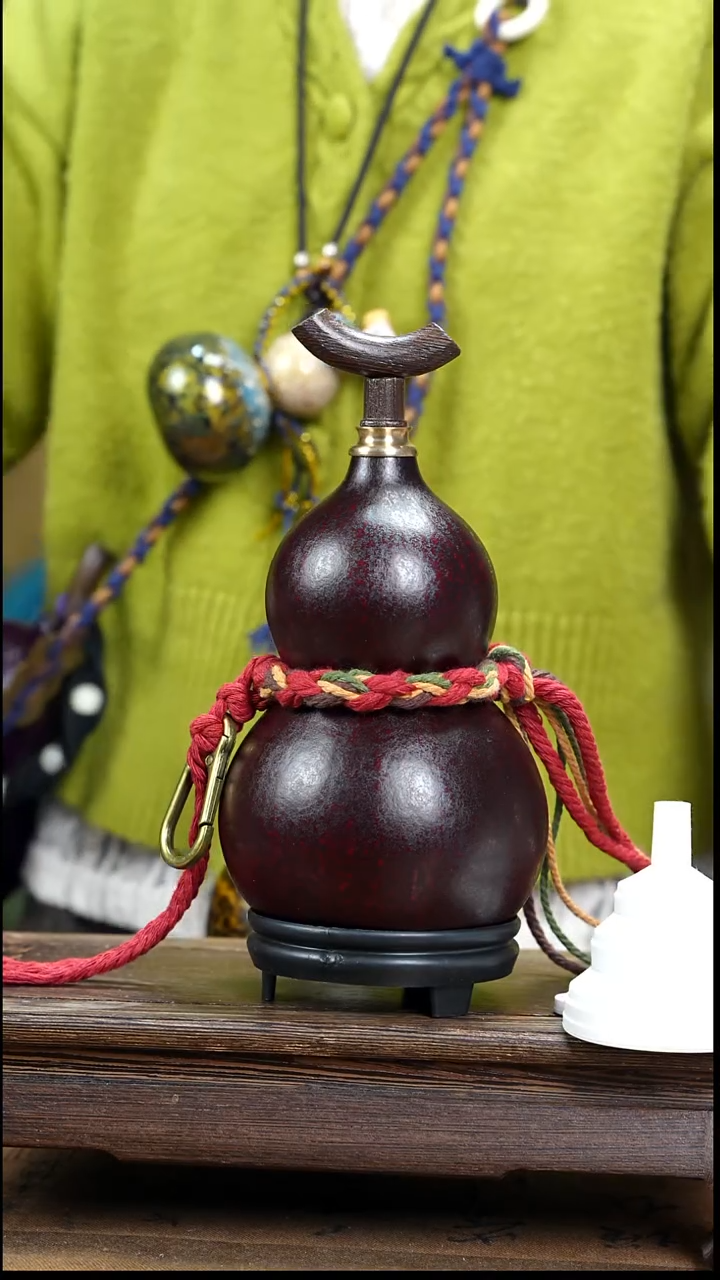 WS047纯手工大漆款酒葫芦（现货现发）