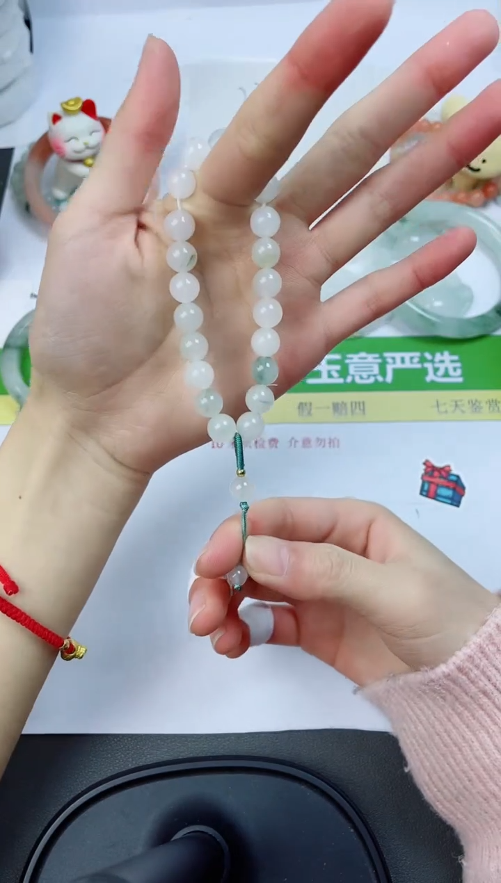 【闪购商品】石英质玉手镯未镶嵌999手串