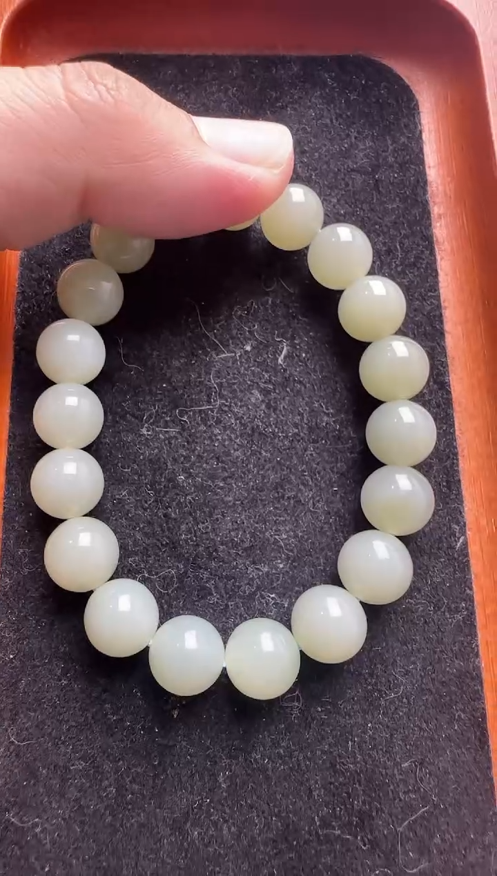 颈饰未镶嵌和田玉伤*手串卡10