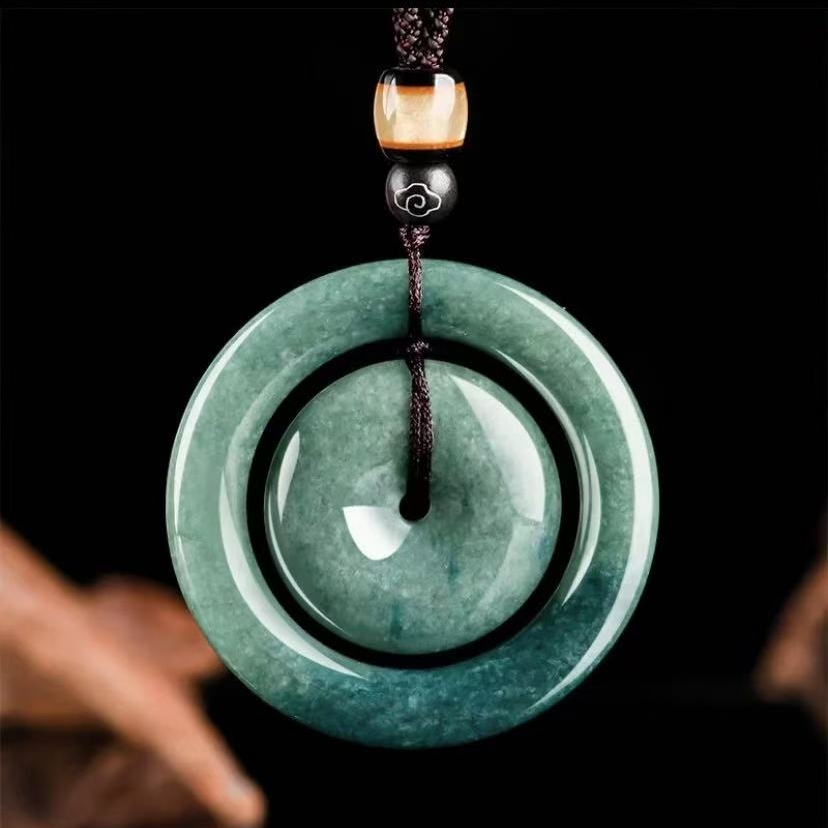 非金属珐琅吊坠 复古子母扣挂件