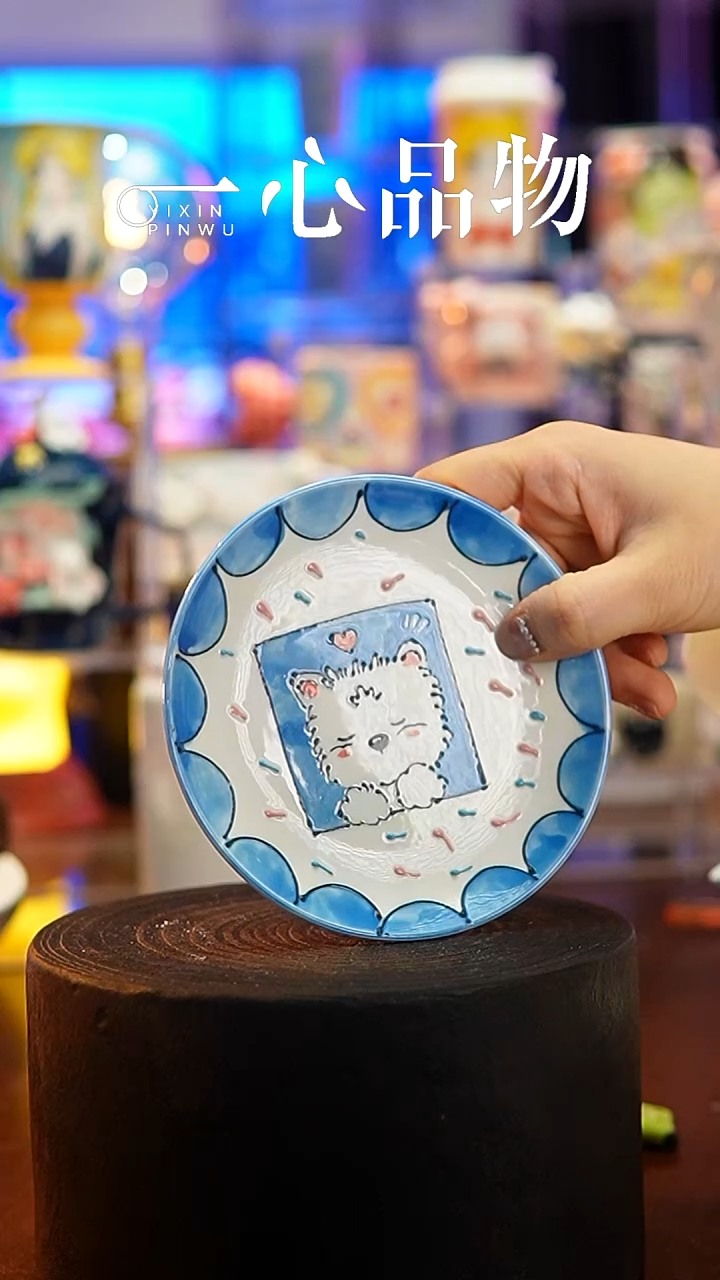 杯子瓷S199景德镇手工手绘杯子摆件