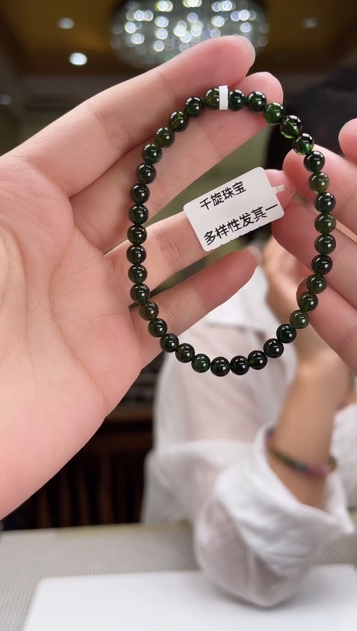 未镶嵌/碧玺手串5mm+单圈多样性发货