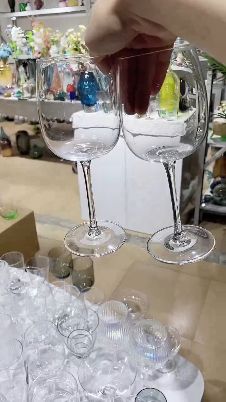 【闪购商品】水晶玻璃2只一体成型红酒杯