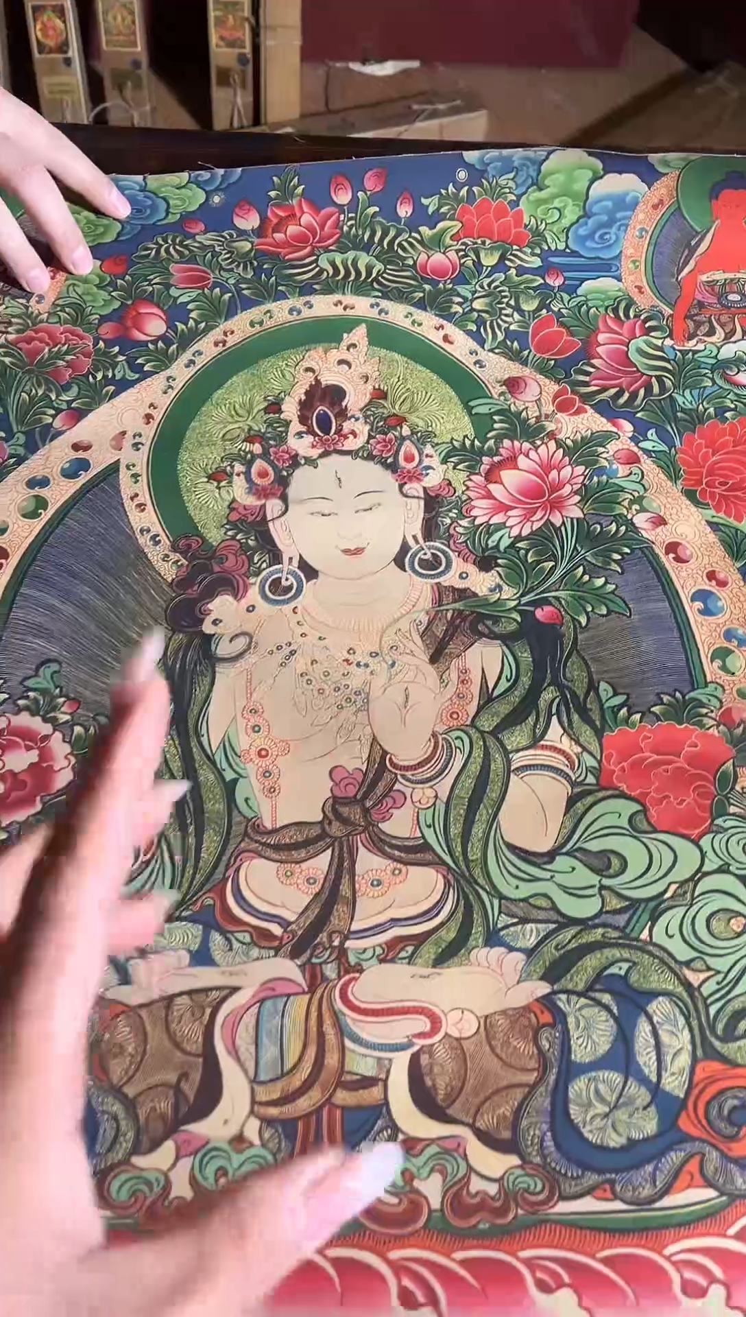 卷轴画东东唐卡tk160