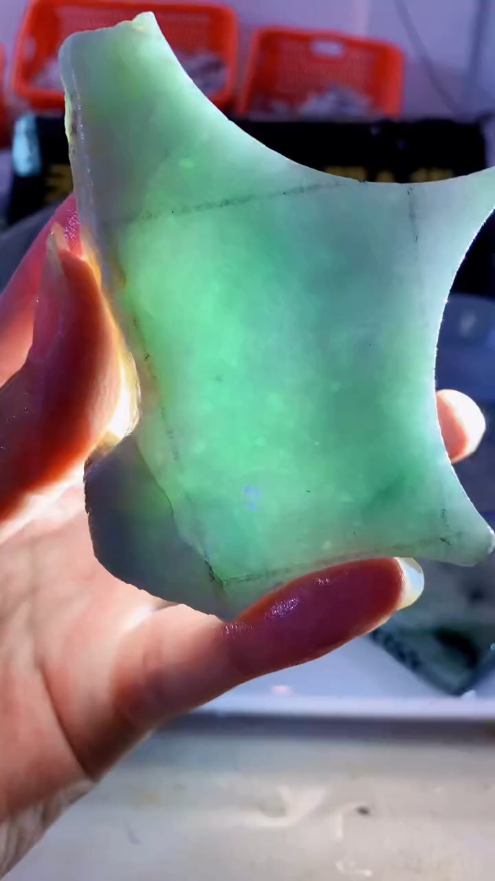 颈饰未镶嵌翡翠缅甸A货翡翠史964