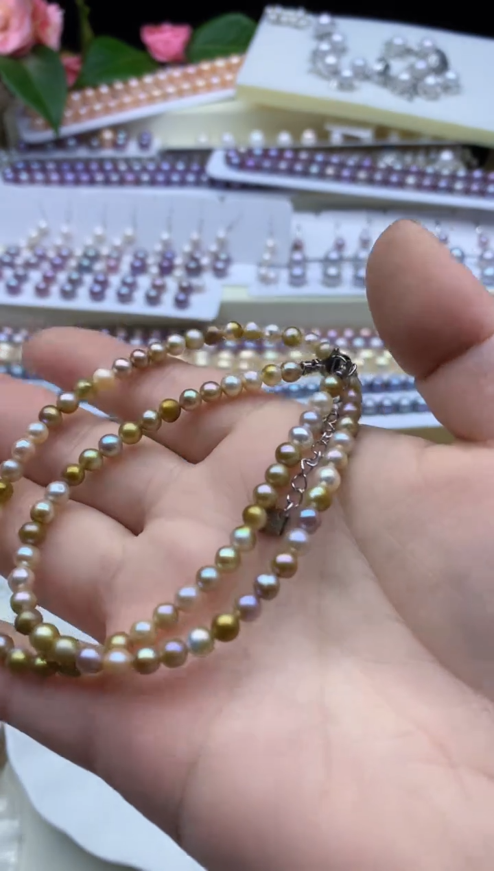 【闪购商品】淡水珍珠颈饰未镶嵌淡水珍珠项链