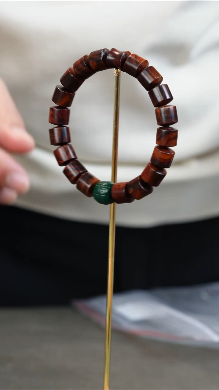 手串/手链黄花梨/降香黄檀120020-1.0桶珠紫油梨-188