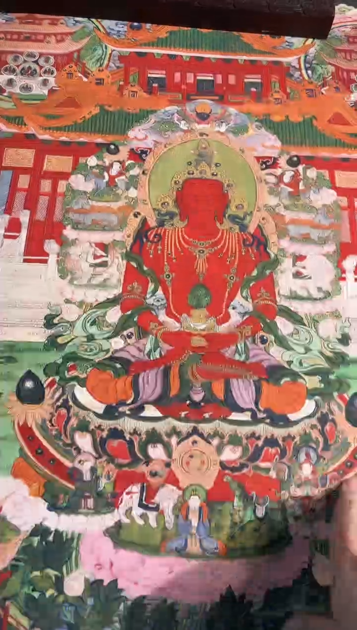 卷轴画路路的唐卡tk160