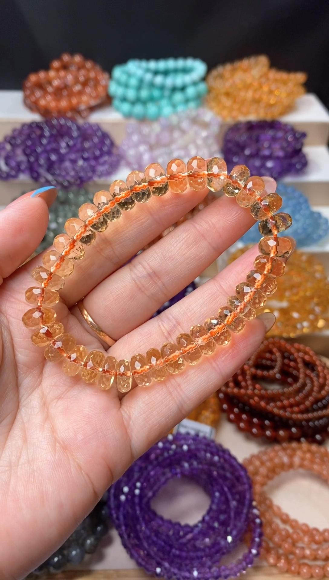 未镶嵌手串黄晶亚*力29.9