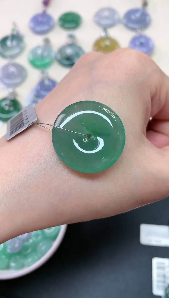 翡翠未镶嵌吊坠(不含链)A176|8800