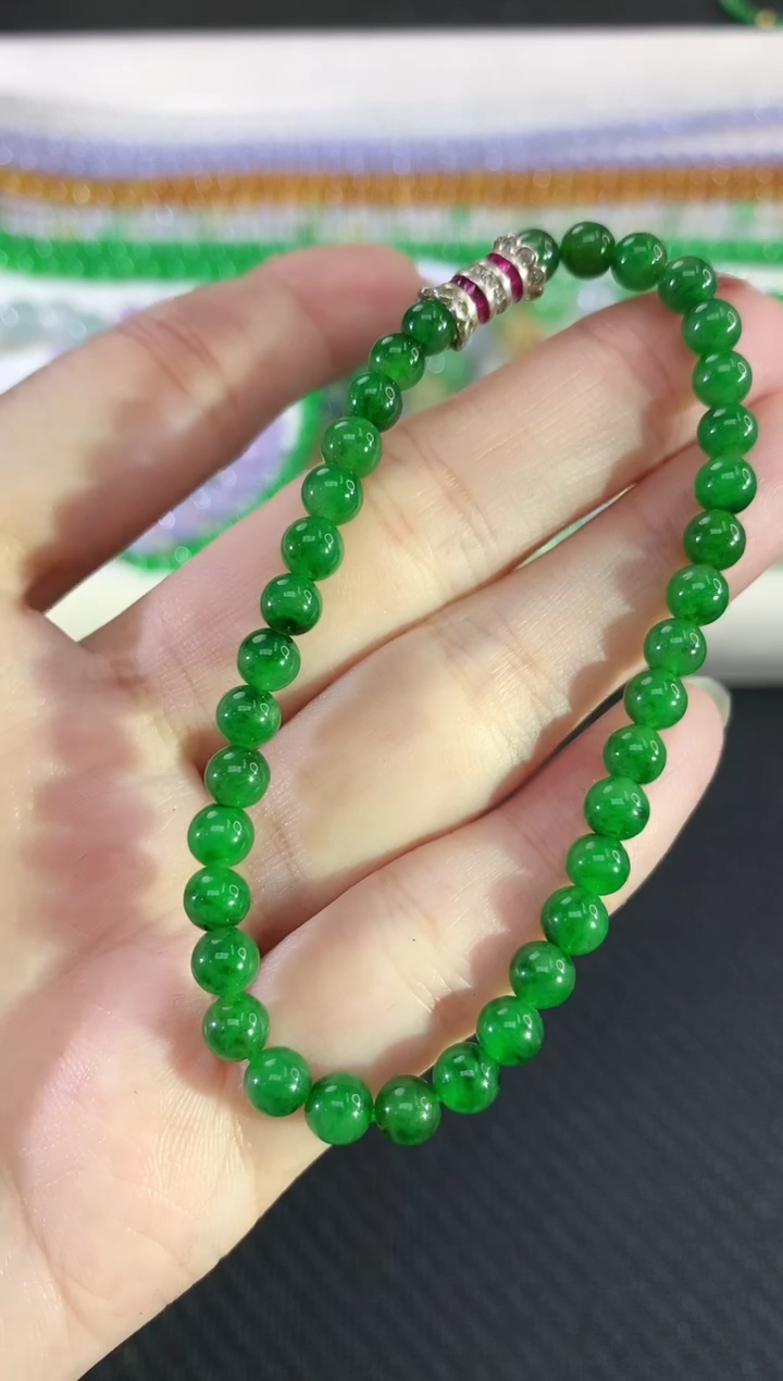 未镶嵌手串翡翠71|4800