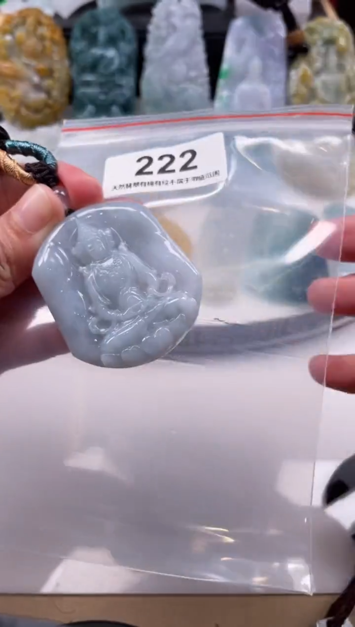 【闪购商品】翡翠颈饰未镶嵌天然缅甸A货翡翠222