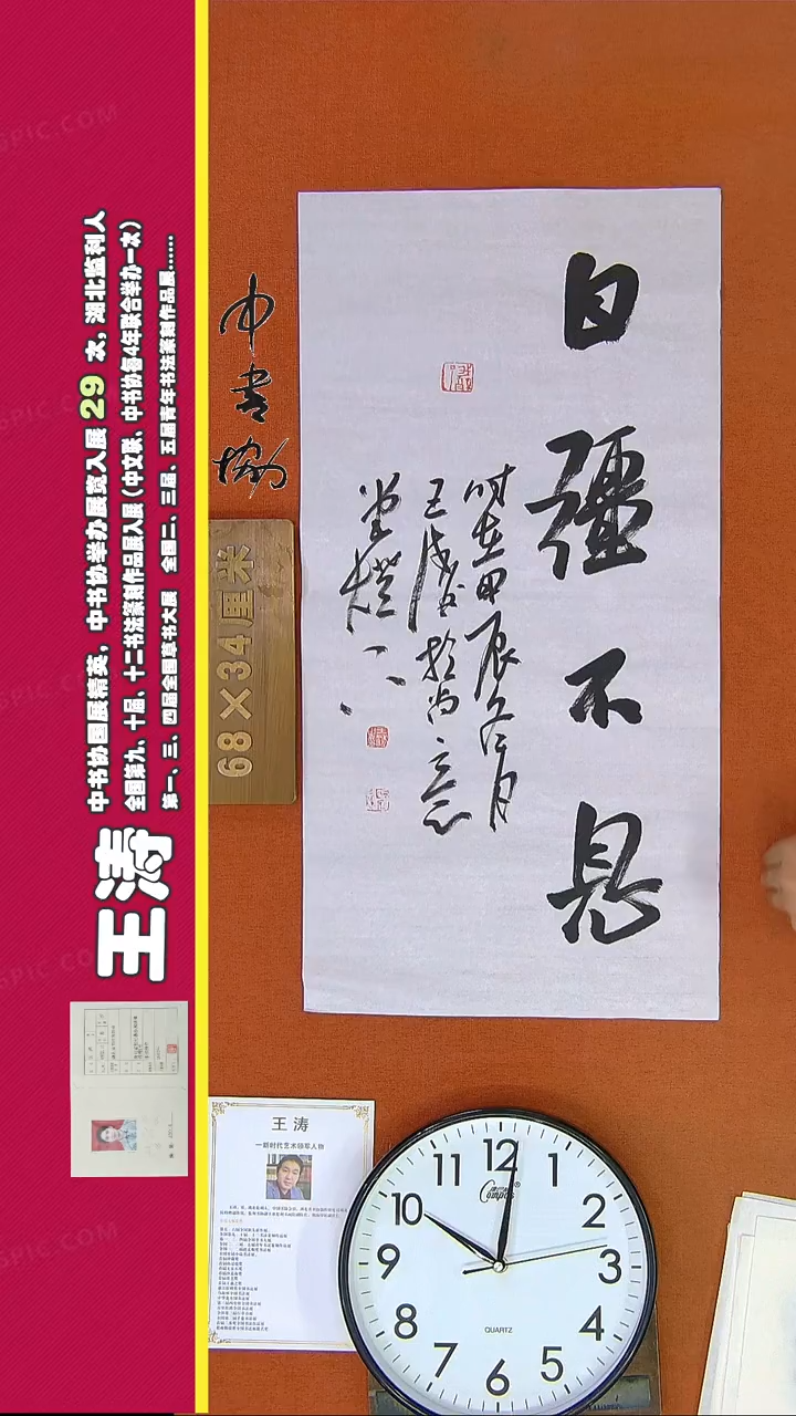 【闪购商品】书法373G王涛书法作品