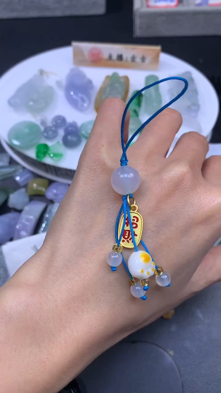 【闪购商品】玛瑙/玉髓车挂未镶嵌车挂