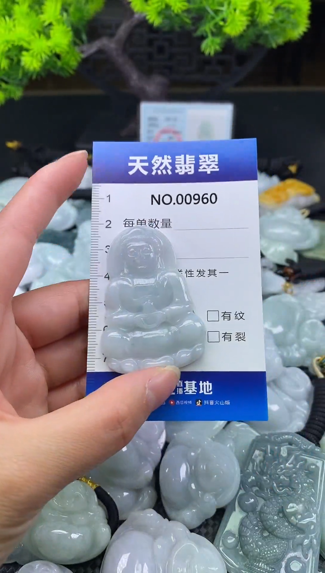 颈饰未镶嵌翡翠天然缅甸翡翠960