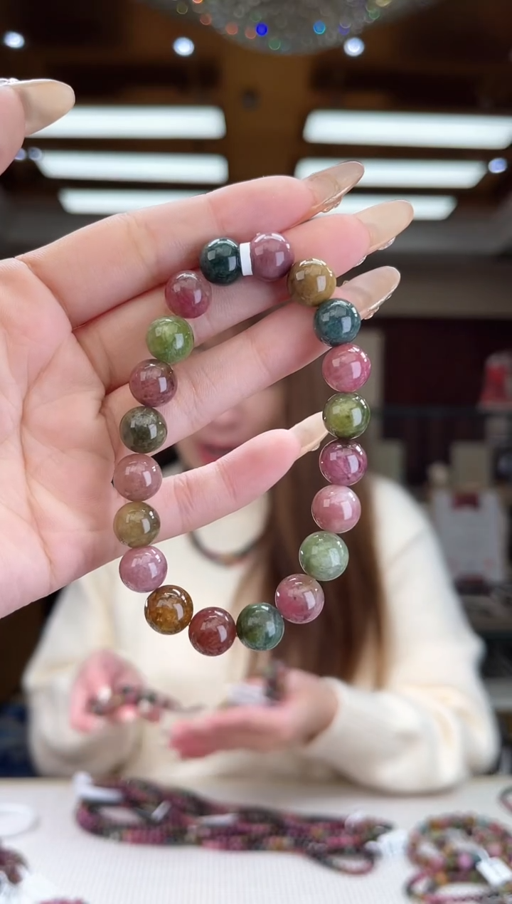 【闪购商品】碧玺/未镶嵌10mm+碧玺单圈8多样性发货