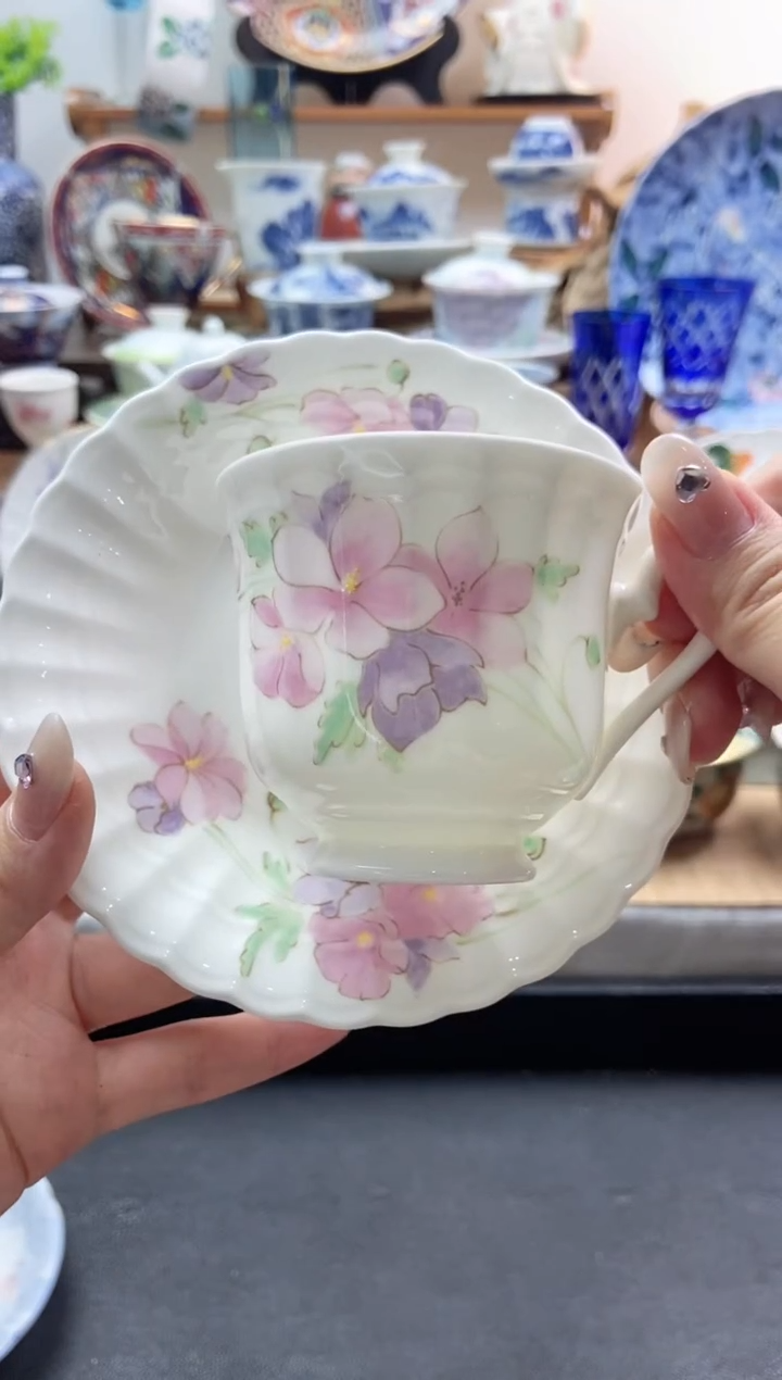 瓷片泽武骨瓷咖啡杯全新全品福利