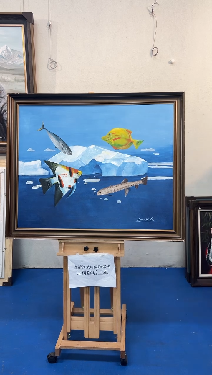 【闪购商品】绘画邸立丰-80*100-油画作品