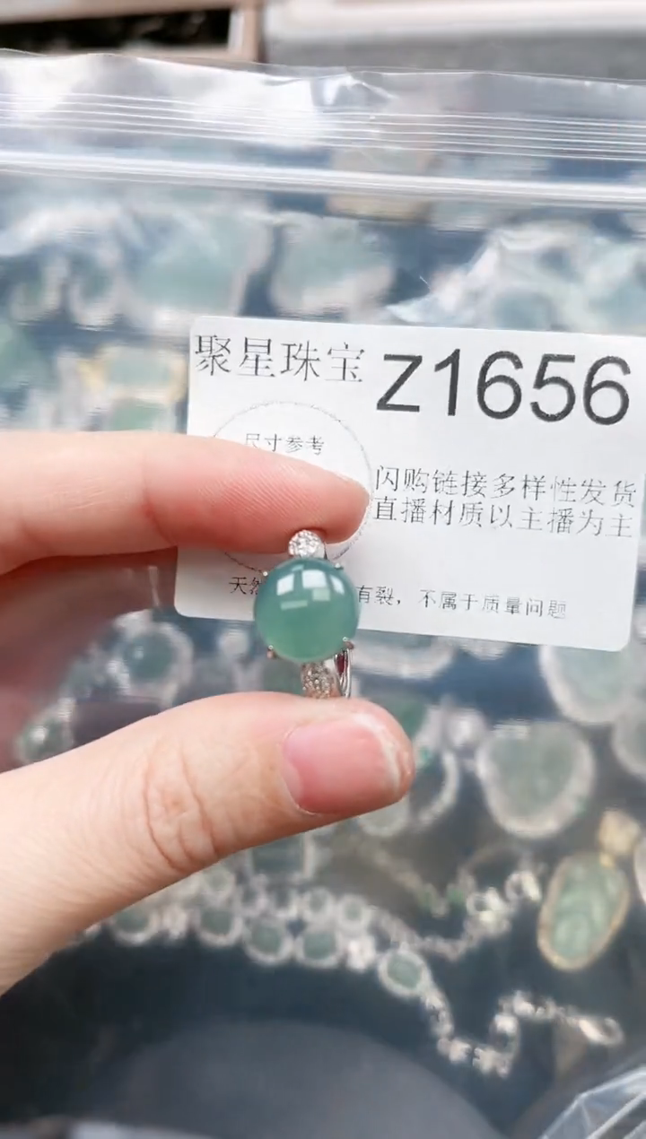 【闪购商品】翡翠颈饰未镶嵌1656赠皮绳