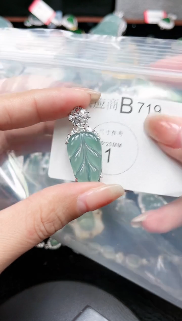 【闪购商品】翡翠颈饰未镶嵌719赠皮绳