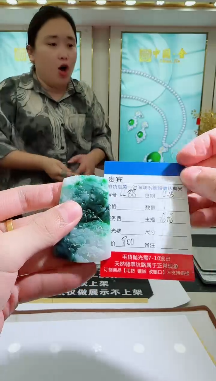 未镶嵌定制翡翠LL88翡翠吊坠-多样性发其一