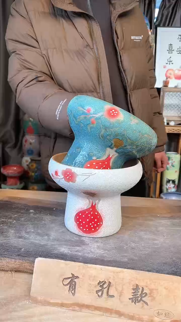 【闪购商品】摆件22-45口17高14  二个