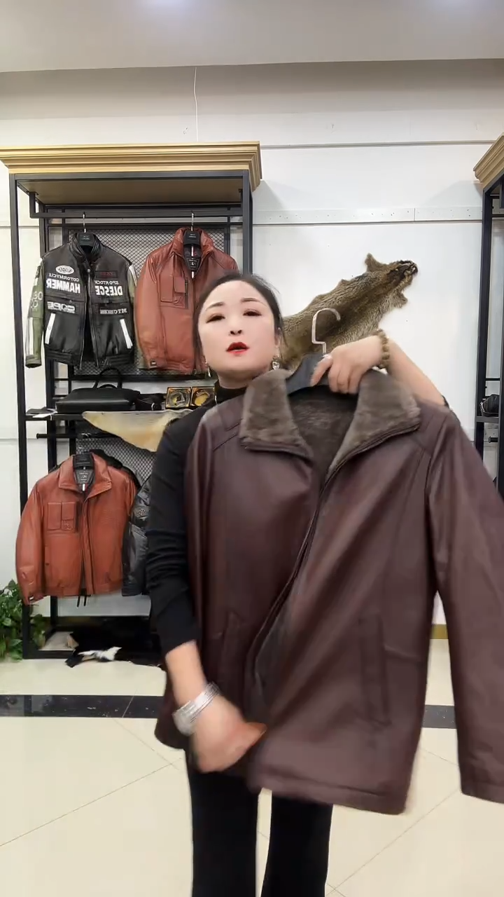 皮毛一体内胆48码120斤内