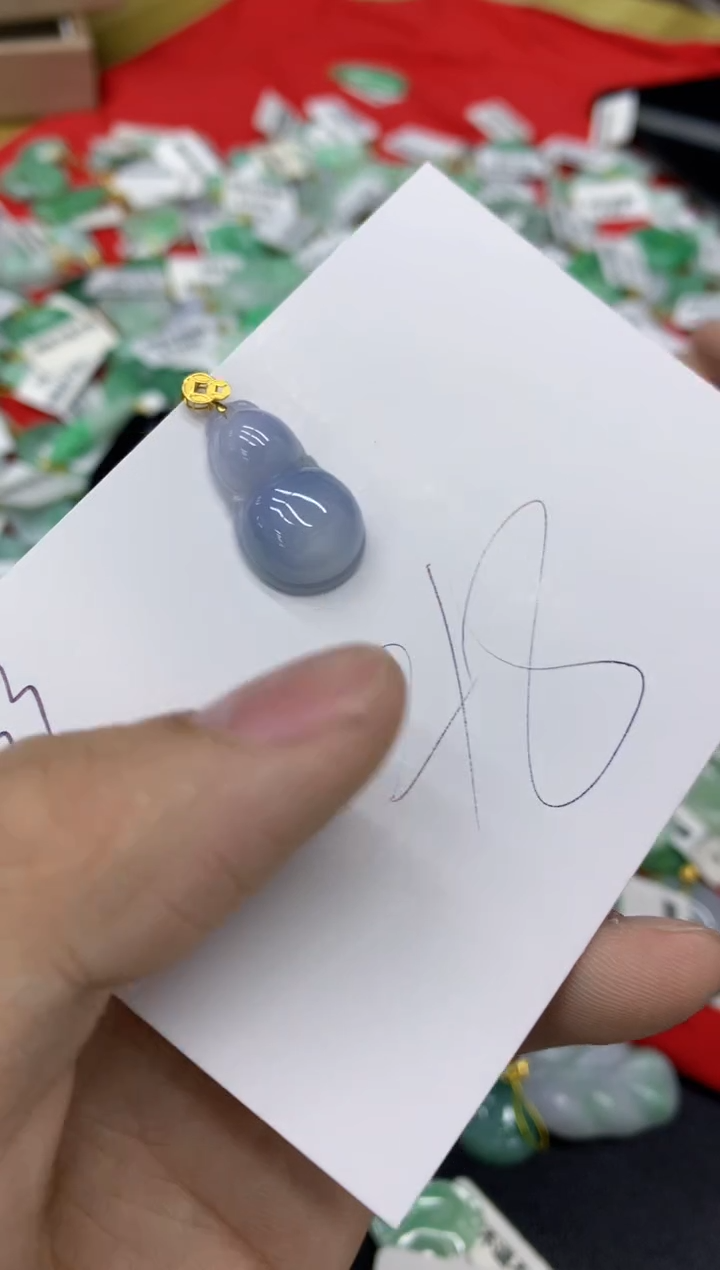 【闪购商品】翡翠颈饰18K金镶嵌1111111111