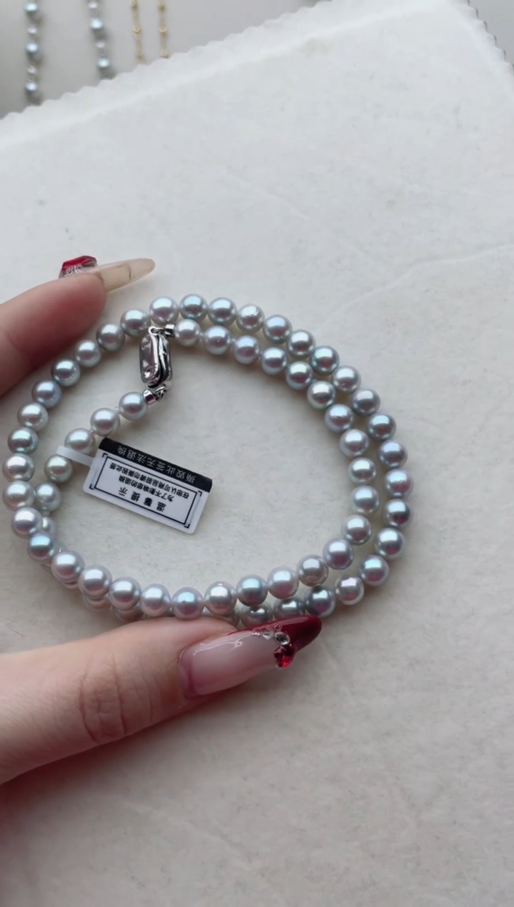 【闪购商品】海水珍珠项链银S925镶嵌A48