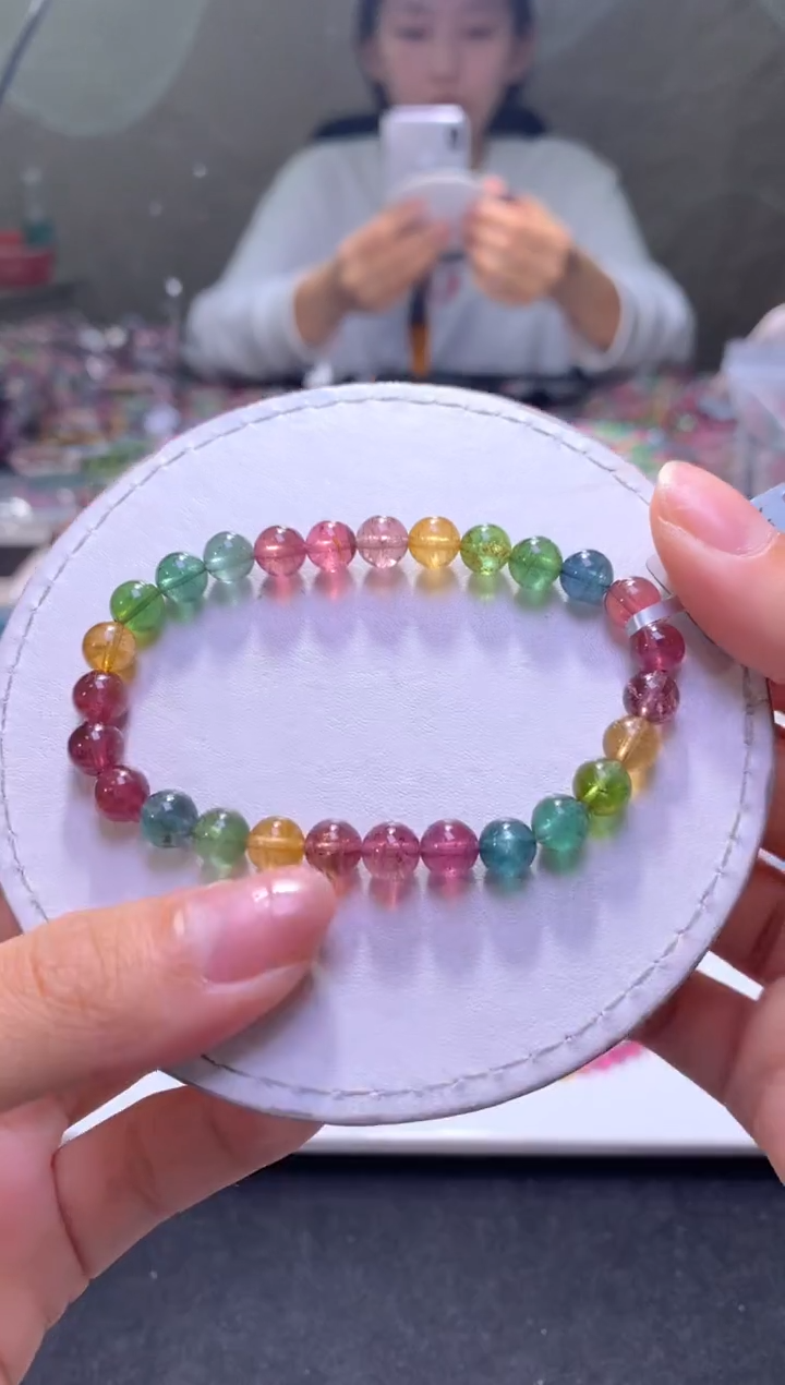 未镶嵌手串碧玺A87【天然碧玺】