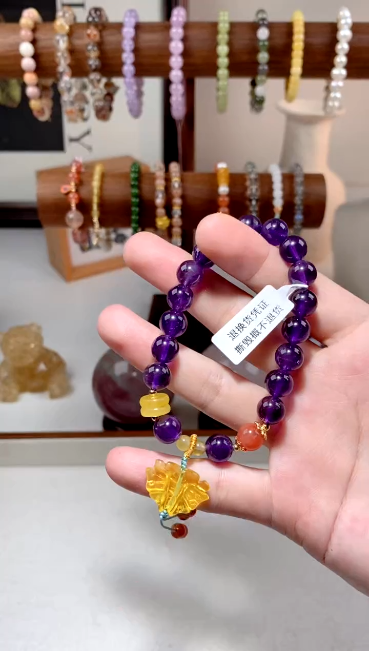 【闪购商品】水晶手链银S925镶嵌多样性发一8.6