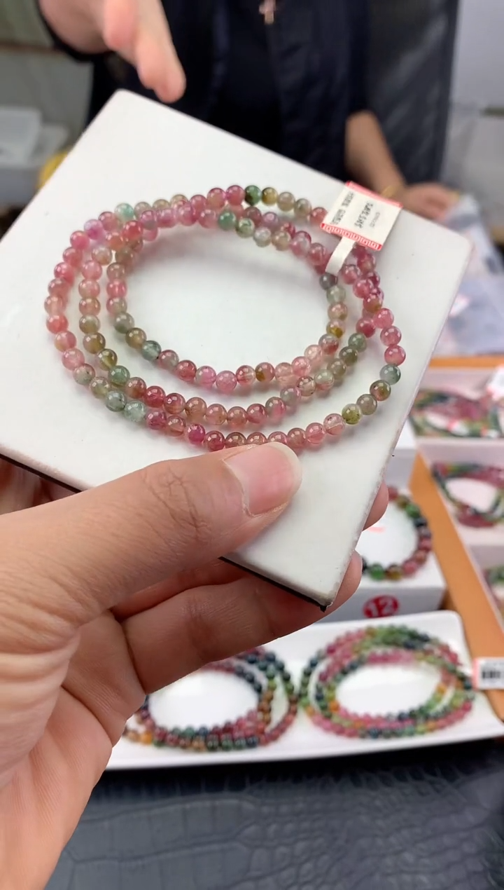 未镶嵌手串碧玺 多样性发一条