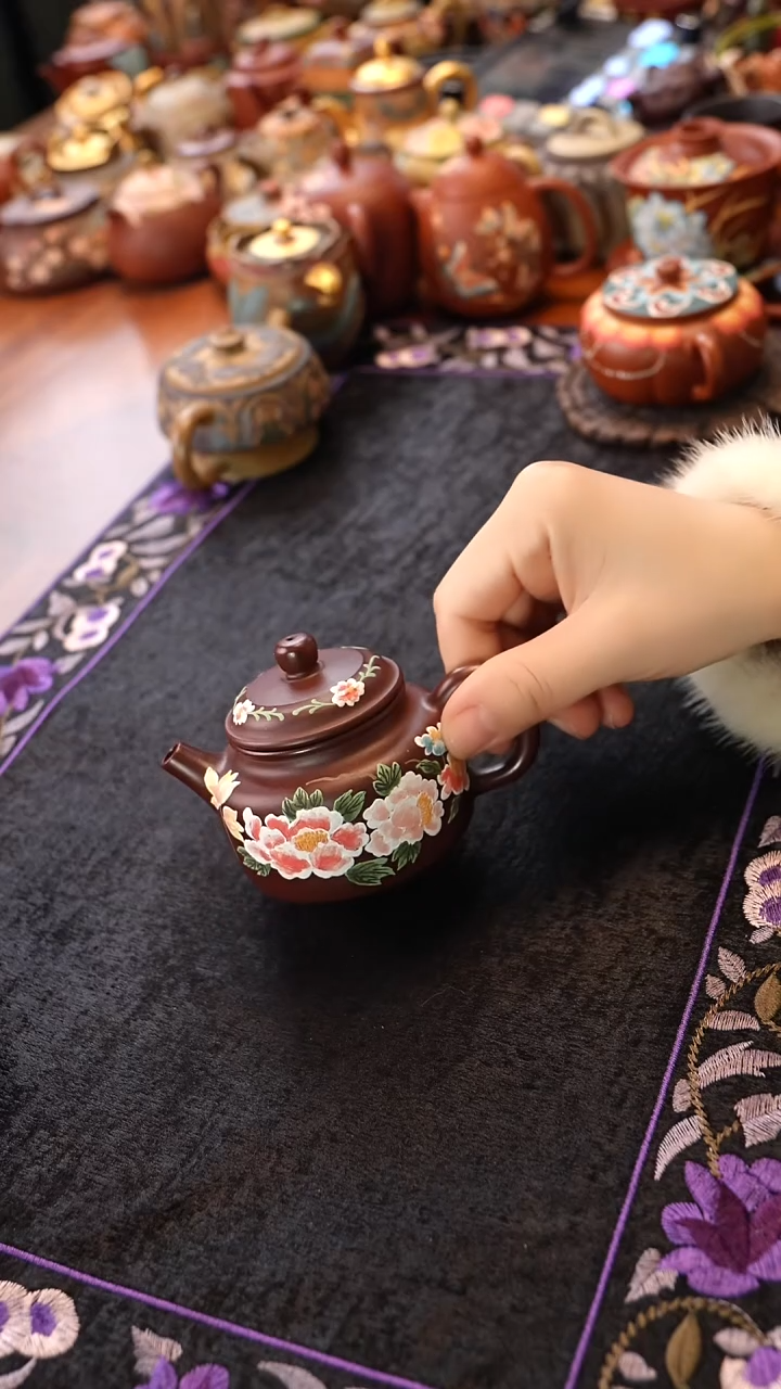 茶壶紫砂紫朱泥德钟壶