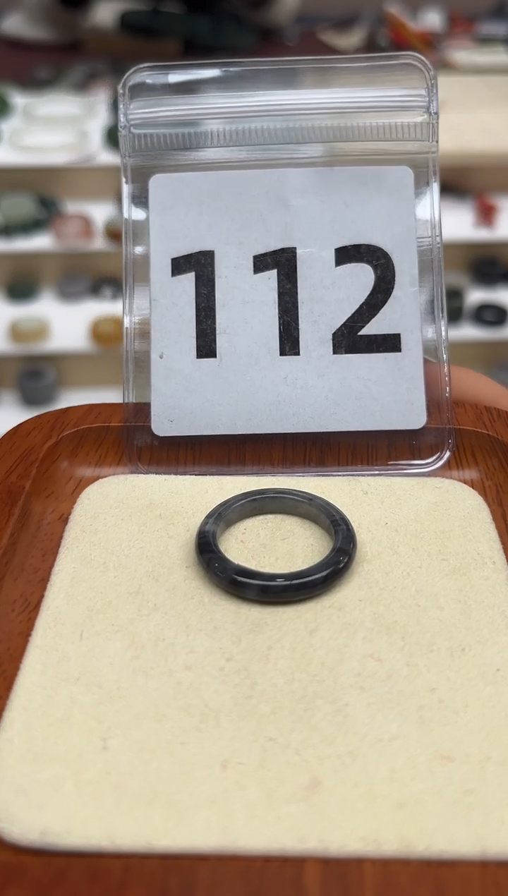 【闪购商品】和田玉戒指未镶嵌港码18号，内径18.4mm