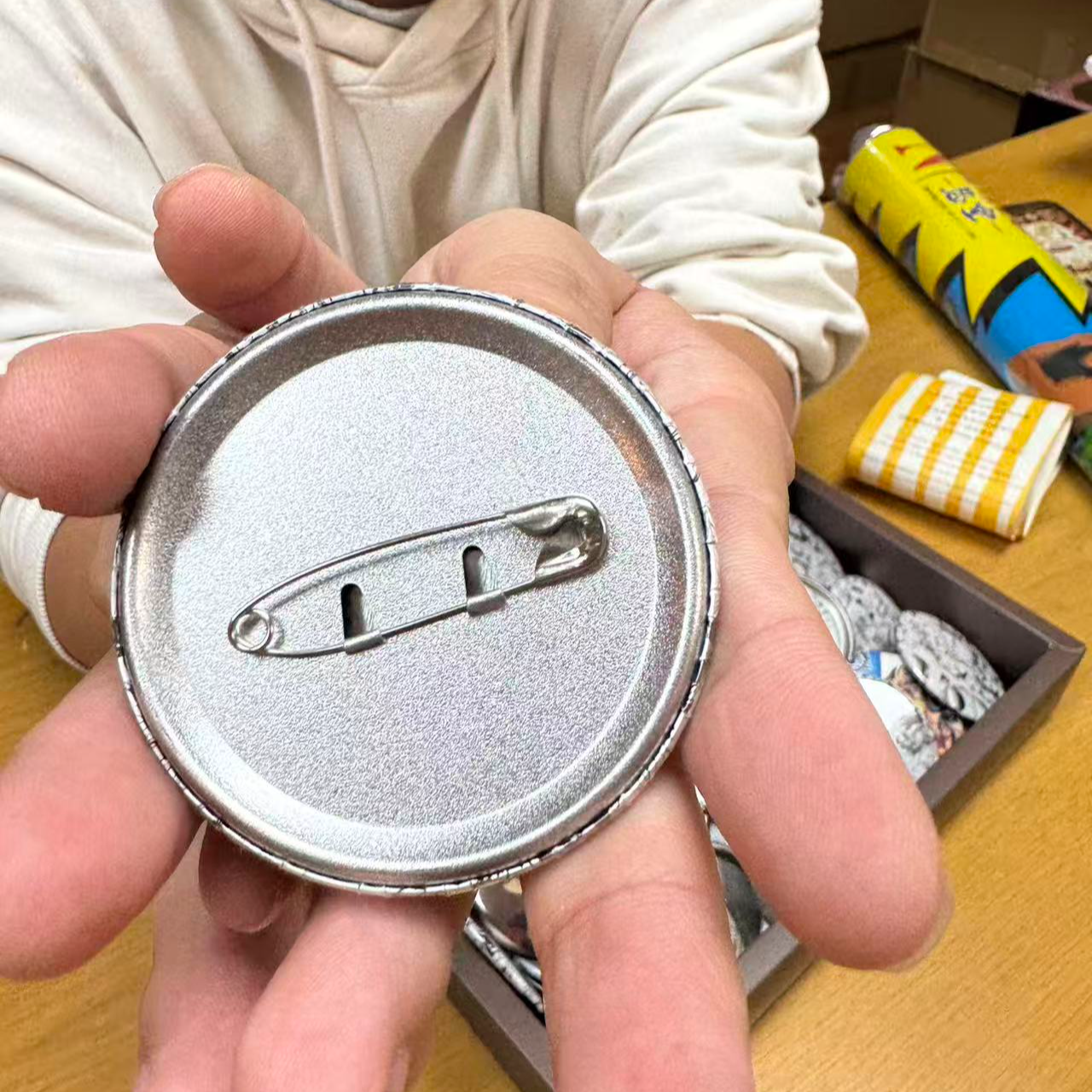 【付选】吧唧铁片 圆铁片/别针 可戴（10元2个）