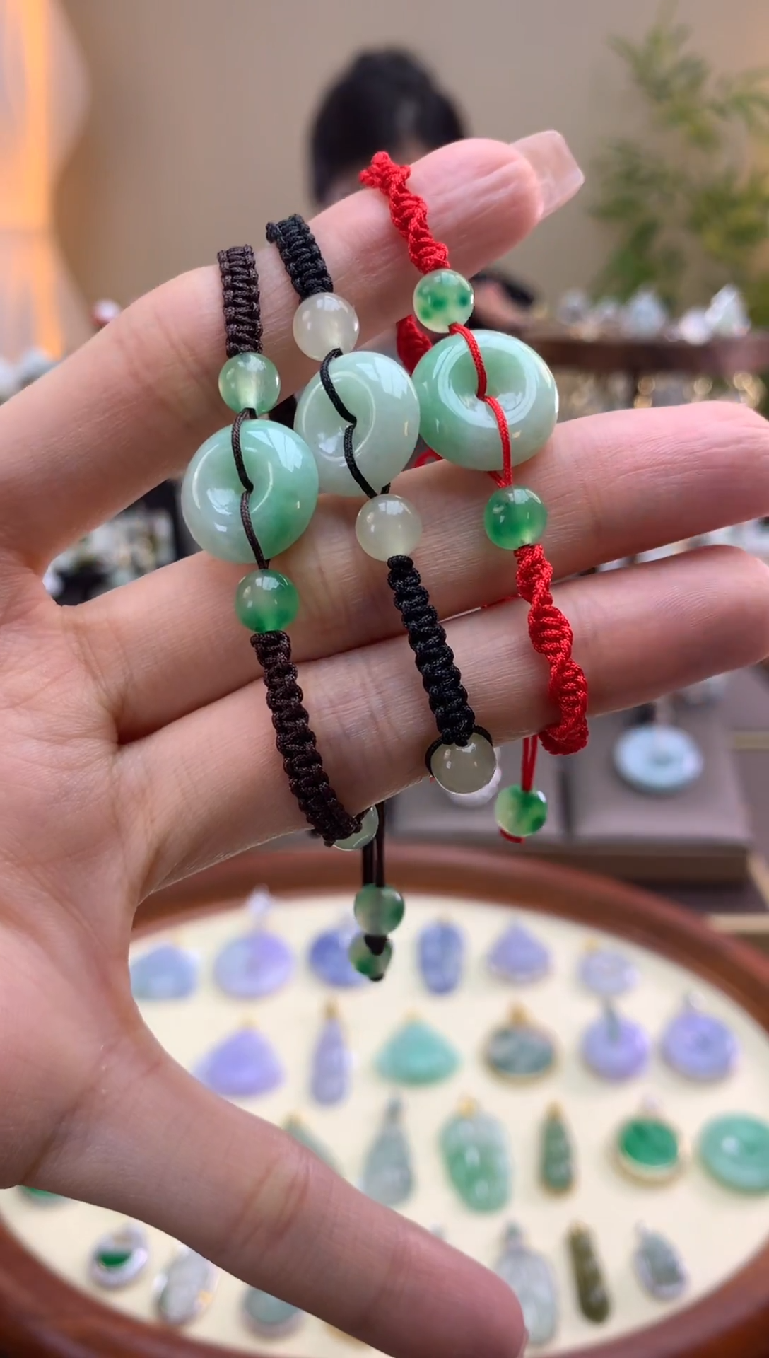 【闪购商品】翡翠颈饰未镶嵌甜甜圈（多样性发其一）