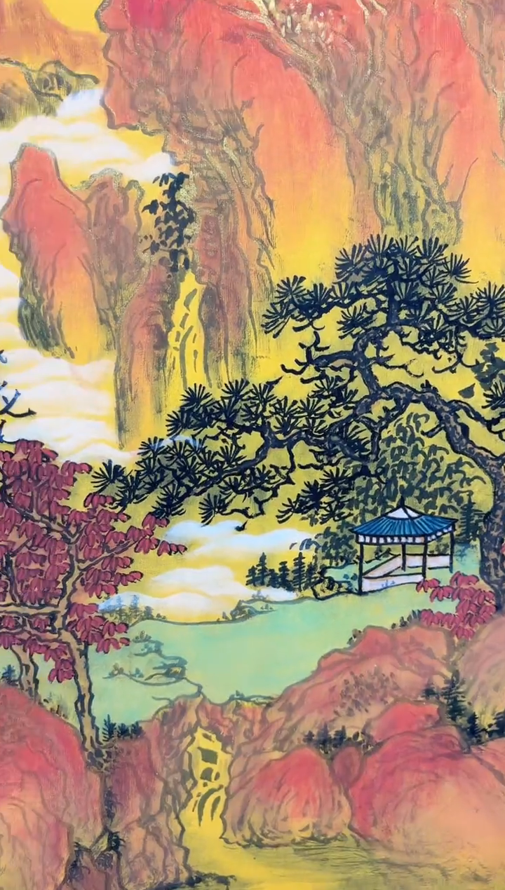 国画秦燕格国画手绘作品Y22