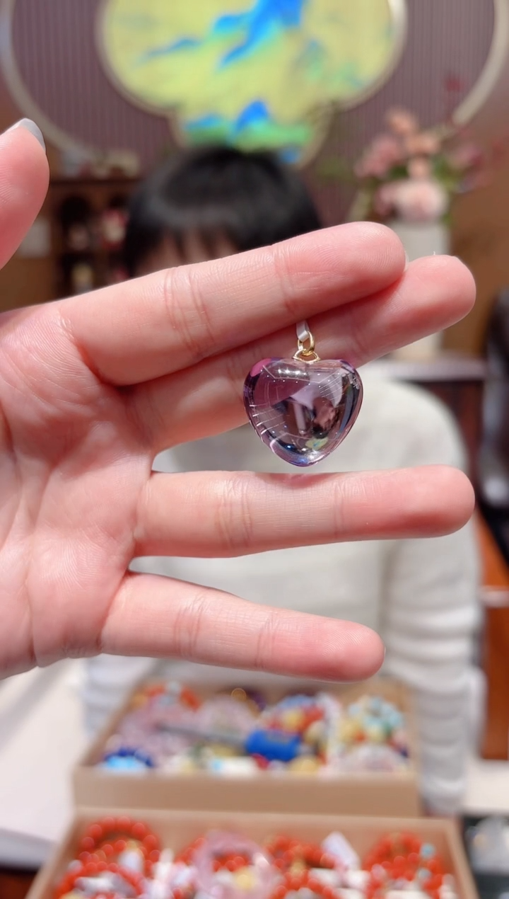 【闪购商品】水晶颈饰18K金镶嵌设计款珠串