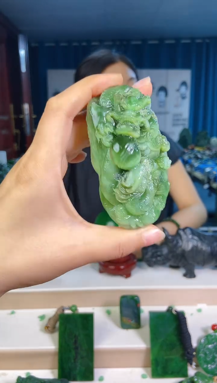 和田玉未镶嵌挂件1