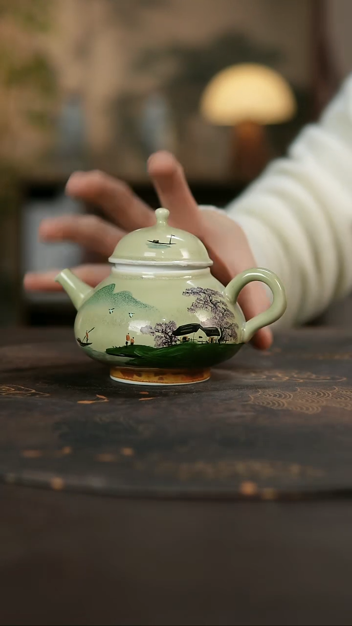 景德镇陶瓷杯碗柴烧多人