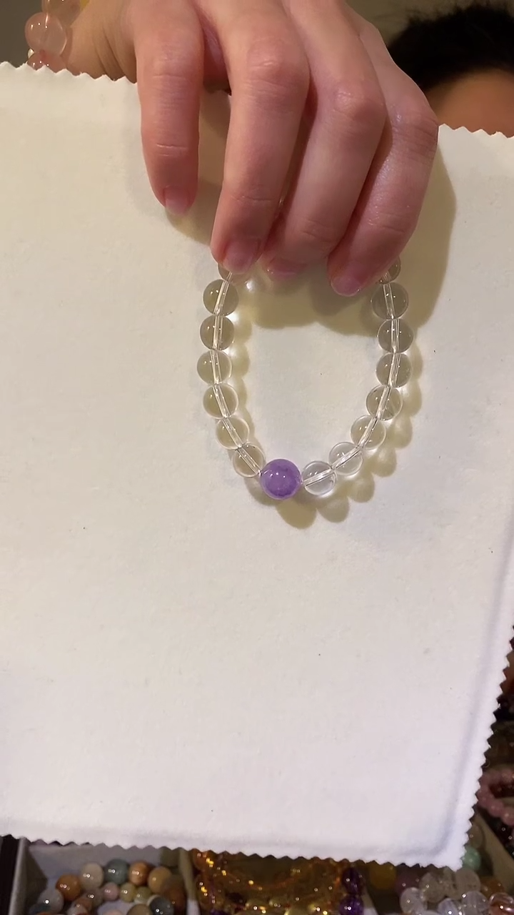 【闪购商品】水晶手链未镶嵌白水白水白水