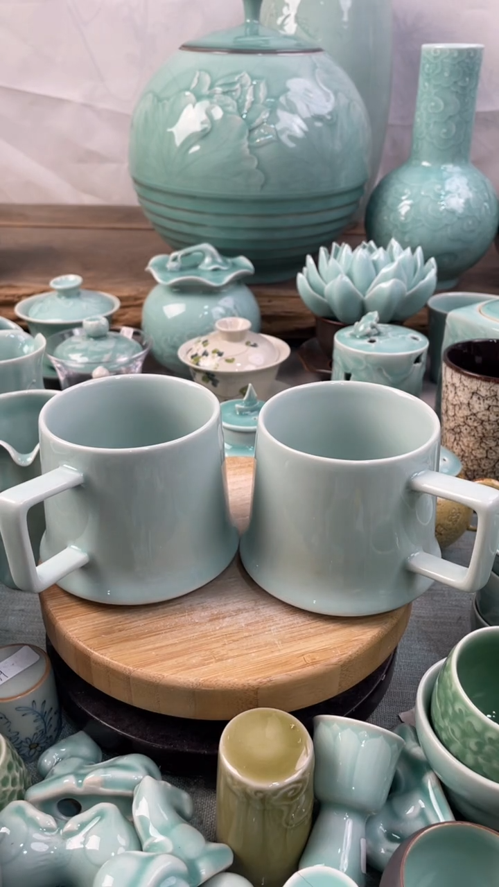 【闪购商品】2个 特价福利 微瑕 慧仙青瓷