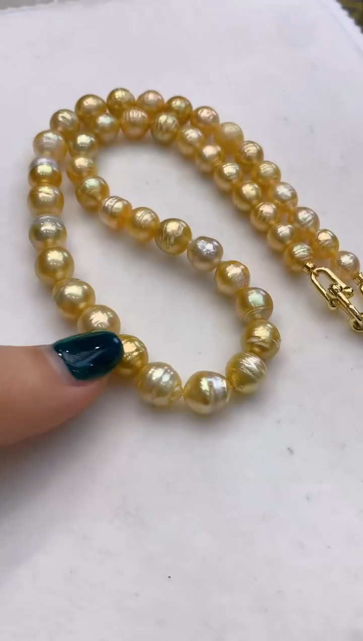 【闪购商品】海水珍珠项链未镶嵌97 7.5-9mm